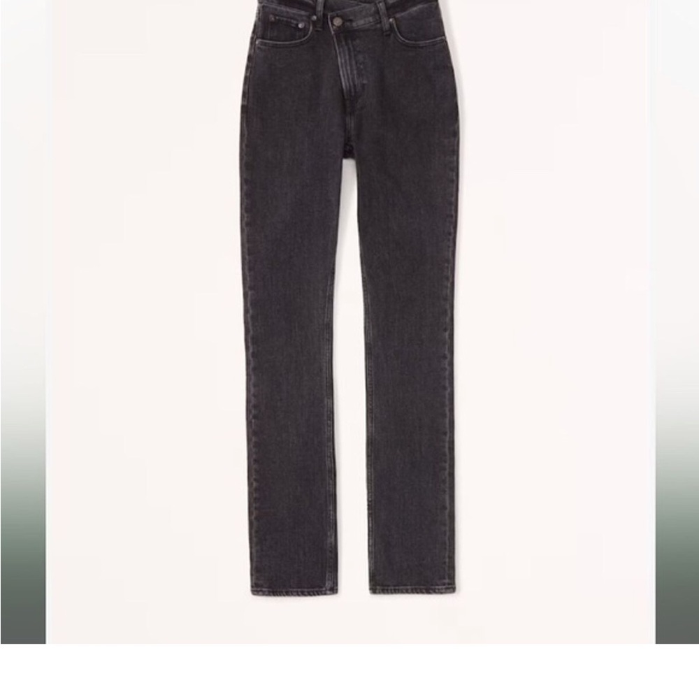 Abercrombie & Fitch Retro 90s Slim Straight Black Jeans